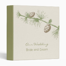 Evergreen Wedding Binder