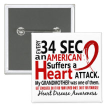 Every 34 Seconds Grandmother Heart Disease/Attack Button