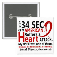 Every 34 Seconds Wife Heart Disease / Attack Button