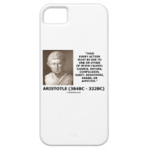 Every Action Must Due One Seven Causes Aristotle iPhone 5 Cover