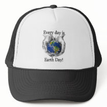 Every day is Earth Day Mesh Hat