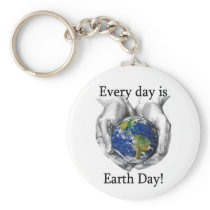 Every day is Earth Day Key Chain