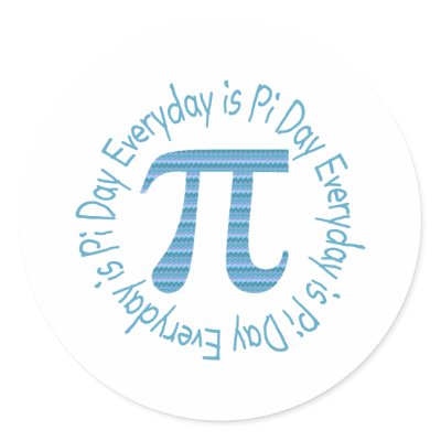 Every Day Is Pi Day Stickers by naturetees