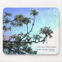 Every Day Mother Nature Paints Another Miracle Mousepads