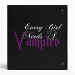 Every Girl Needs a Vampire Fair Hero Series Binder