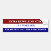 EVERY REPUBLICAN VOTE BUMPER STICKERS