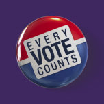 Every Vote Counts Election Button buttons