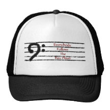 Everybody Follows the Bass Player Mesh Hats