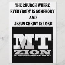 Everybody is Somebody Custom Flyer