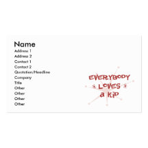 Everybody Loves A Kid Business Cards