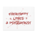Everybody Loves A Psychiatrist postcards