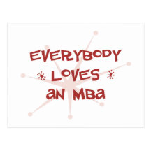 Everybody Loves An MBA Postcards