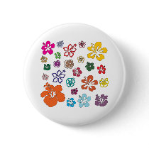 Everybody loves Flowers Pinback Buttons