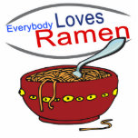 Everybody Loves Ramen Parody Photo Cut Outs
