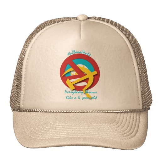 Everybody throws like a 6 yr old mesh hat