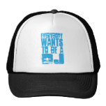 Everybody Wants To Be A DJ (Blue Txt) Hat