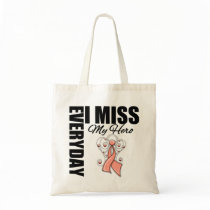 Everyday I Miss My Hero Endometrial Cancer Bag