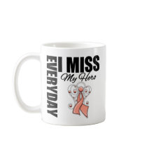Everyday I Miss My Hero Endometrial Cancer Coffee Mug