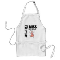 Everyday I Miss My Hero Remembrance Uterine Cancer Apron