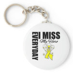 Everyday I Miss My Hero Suicide Prevention keychains
