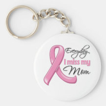 Everyday I Miss My Mom Breast Cancer Key Chains