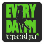 Everyday I'm Treblin 2 Sticker