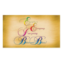 Everyday in Everyway Affirmation / Business Card