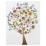 Everyday is earth day flyer design