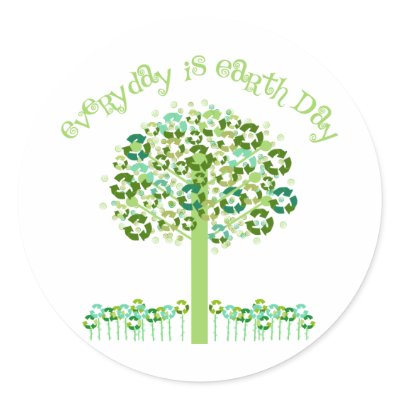 Everyday Is Earth Day Tees and Gifts Stickers by naturetees