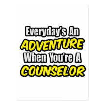 Everyday's An Adventure...Counsellor Post Cards
