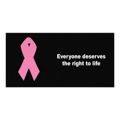 Everyone deserves the right to life personalized photo card by AntiRepublican