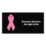Everyone deserves the right to life photo cards