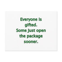 Everyone Is Gifted Postcards