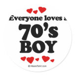 Everyone loves a 70's boy sticker
