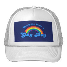 EVERYONE LOVES A GAY BOY - .png Hats