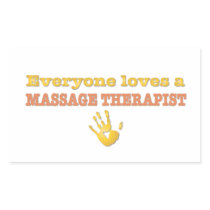 Everyone Loves a Massage Therapist Sticker