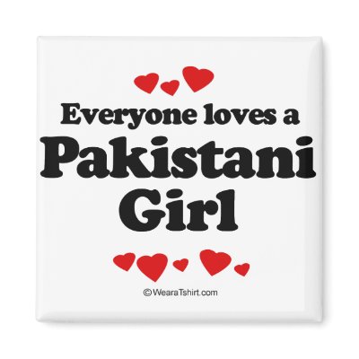 Everyone loves a Pakistani girl Refrigerator Magnet by humortees