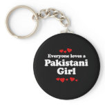 Everyone Loves a Pakistani Girl T-shirt Key Chain