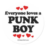 Everyone loves a Punk boy Sticker