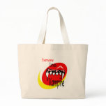 Everyone Loves A Vampire Canvas Bag