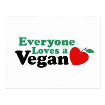 Everyone Loves a Vegan Postcards