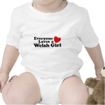 Everyone Loves A Welsh Girl Tee Shirt