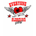 Everyone loves an Albanian girl t-shirts
