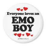 Everyone loves an Emo boy Refrigerator Magnet