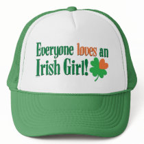 Everyone Loves an Irish Girl Mesh Hats