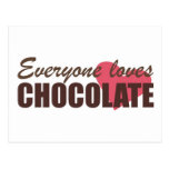 Everyone Loves Chocolate Postcards