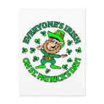 Everyone's Irish on St. Patrick's Day! Postcards