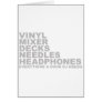 Everything A Good DJ Needs Cards