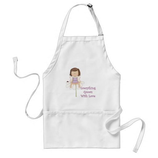 Everything Grows WIth Love Fairy Apron