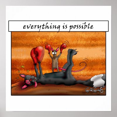 Everything is possible! Motivational Poster by motivationalcalendar